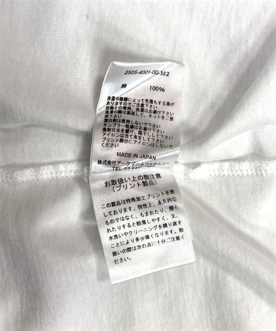 WANTING TO BE SOMEONE T-SH (WHT) / タイポグラフィ プリント Tシャツ