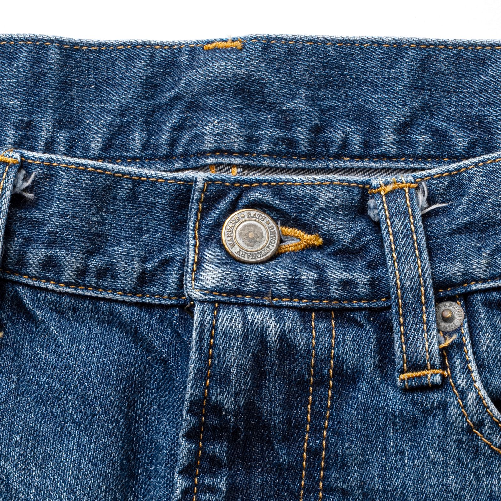 VINTAGE WASH DENIM PANTS (GRAY) / ヴィンテージ ウォッシュ デニム パンツ