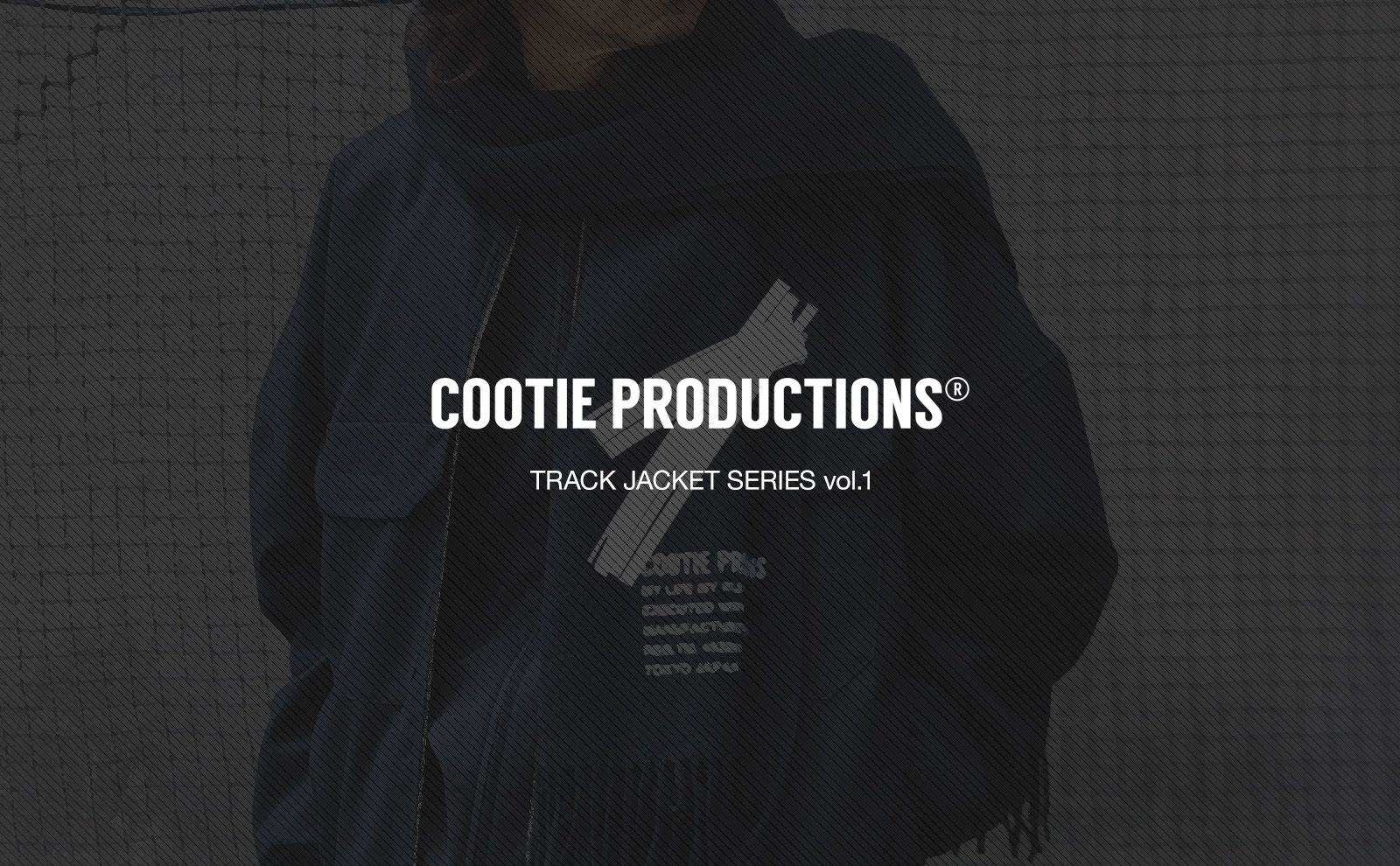 COOTIE PRODUCTIONS - WOOL SAXONY TRACK JACKET (BLACK) / ウール 
