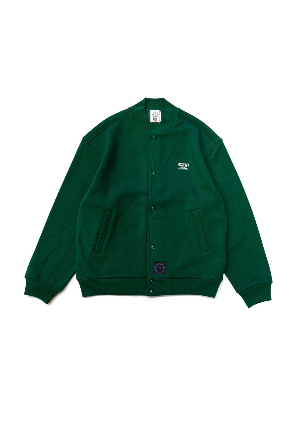 M&M CUSTOM PERFORMANCE - LOOSE FIT SWEAT SNAP JACKET (IVY GREEN