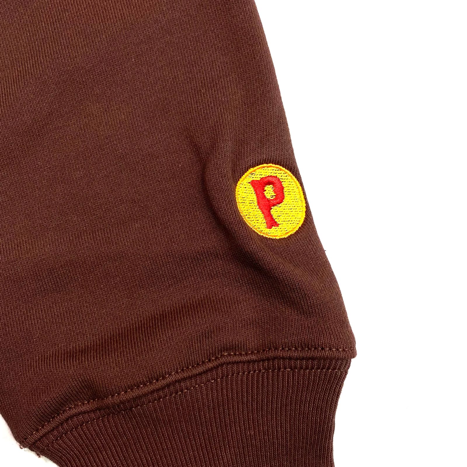 【ラスト1点】2nd OVAL HOODIE (BROWN) / 2nd オーバルロゴ スウェットパーカー
