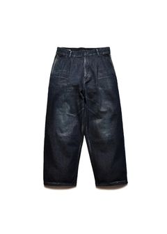 【ラスト1点】WTNB.Wide Work CPP (USD) / 渡辺康裕 コラボレーション ワイドデニムパンツ