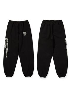 【ラスト1点】H&S Sweat Pant (BLACK) / オリジナル セットアップスウェットパンツ / セットアップ可能