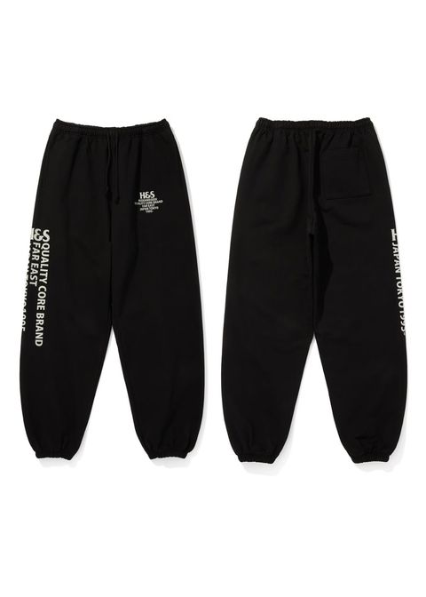【ラスト1点】H&S Sweat Pant (BLACK) / オリジナル セットアップスウェットパンツ / セットアップ可能