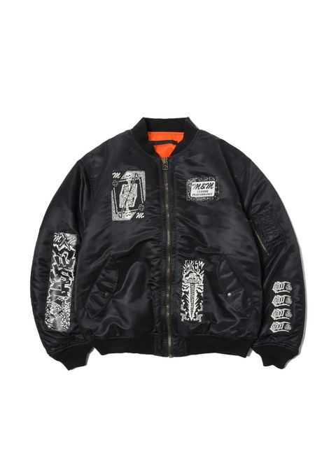 ×MASSES MA-1 2nd (BLACK) / マシス コラボレーション MA-1