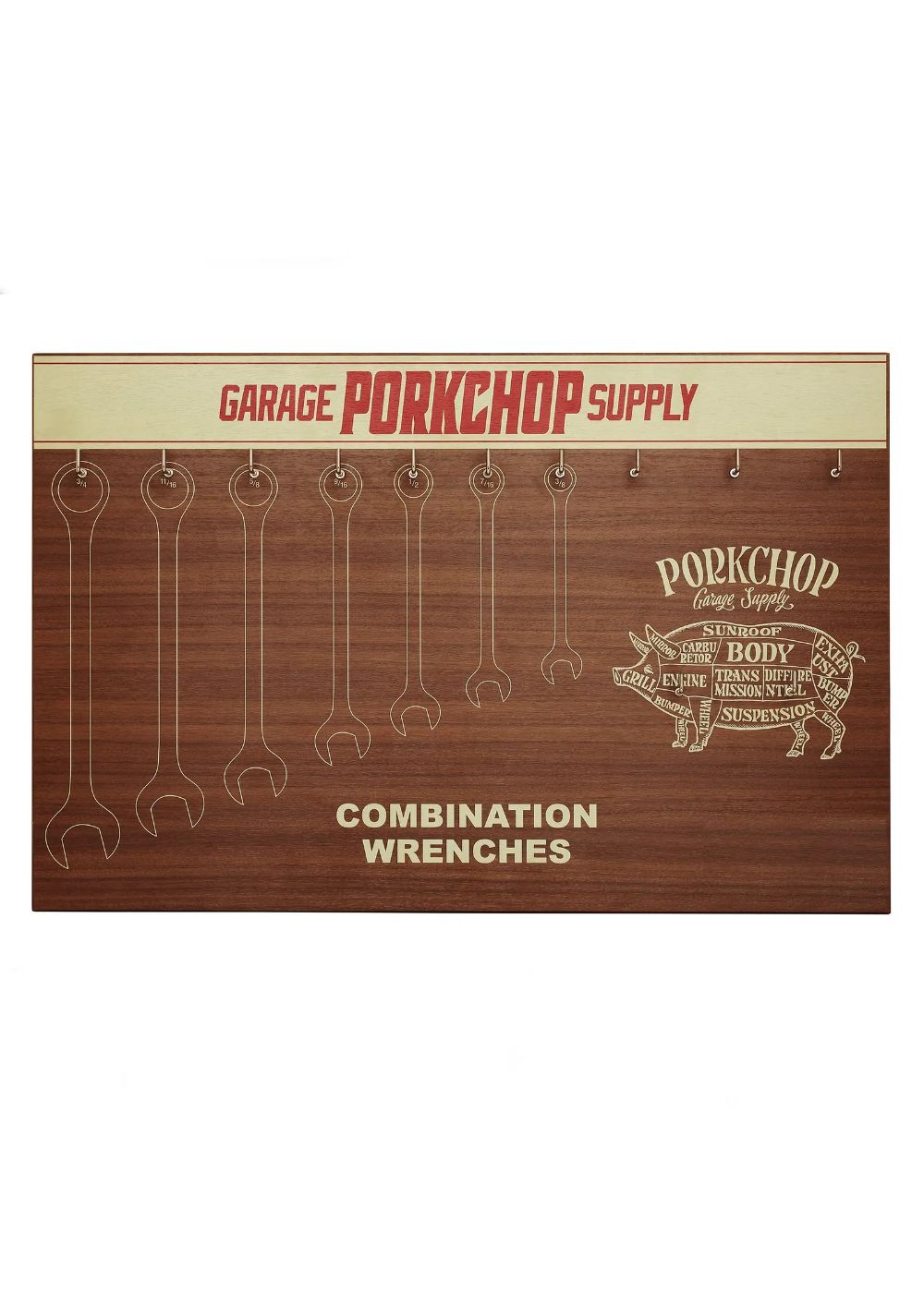 【ラスト1点】COMBINATION WRENCH RACK (WOOD) / オリジナル レンチラック