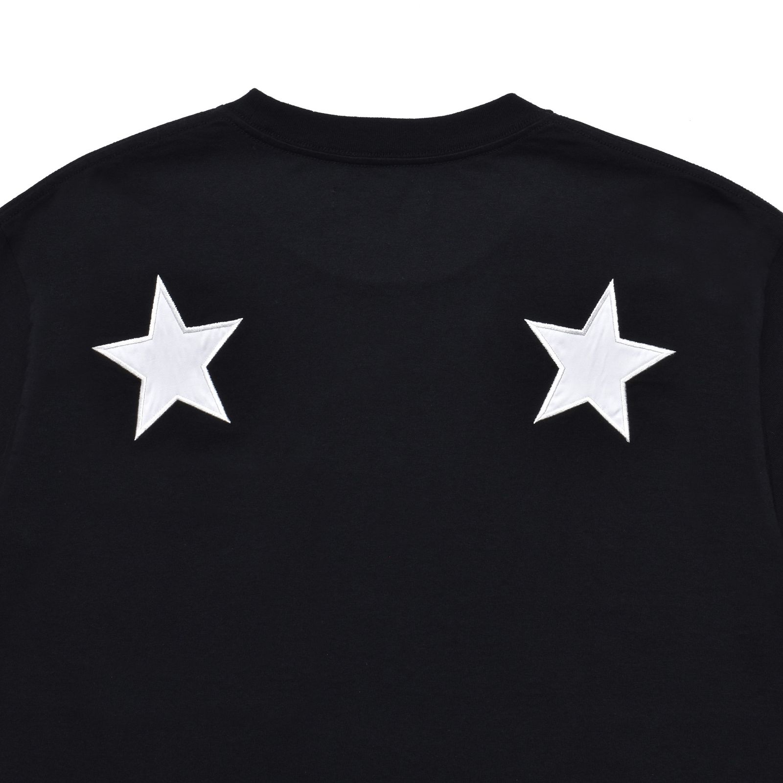 M&M CUSTOM PERFORMANCE × MINEDENIM Star Embroidery Pocket Tee (BLACK) / × M&M カスタムパフォーマンス  コラボ Tシャツ