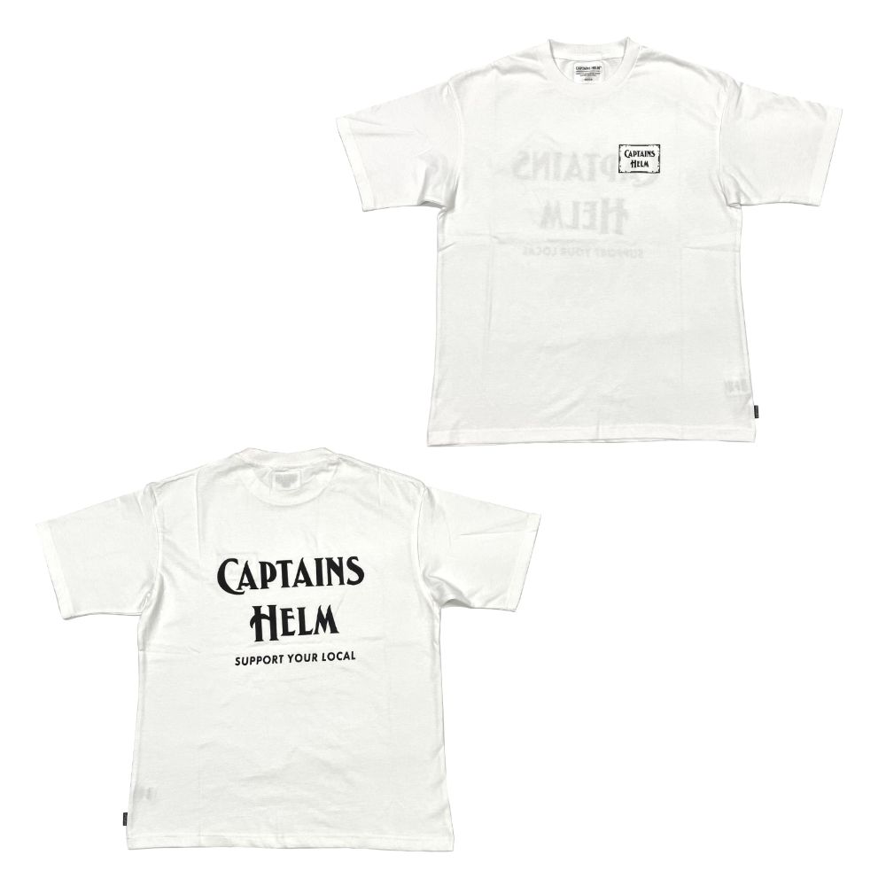 SYL LOGO SS TEE (WHITE) / ロゴ プリント Tシャツ