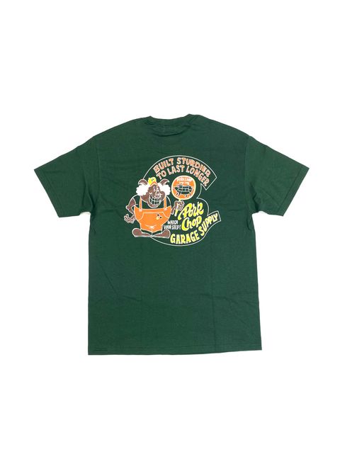 PORKY TEE (FOREST GREEN) / ポーキー ロゴ Tシャツ