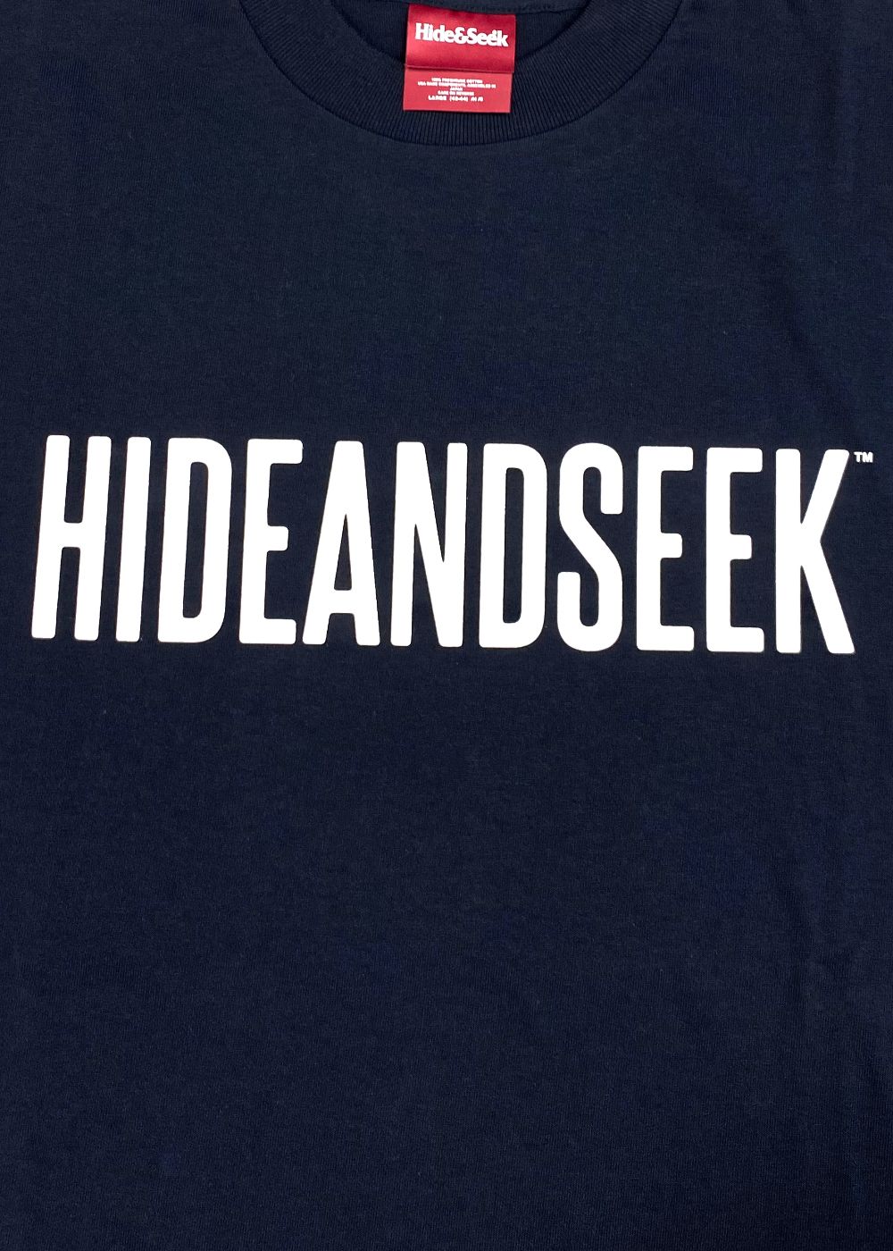 HAS Logo S/S Tee (BigSilhouette) (NAVY) / ヘビーオンス ワイド Tシャツ