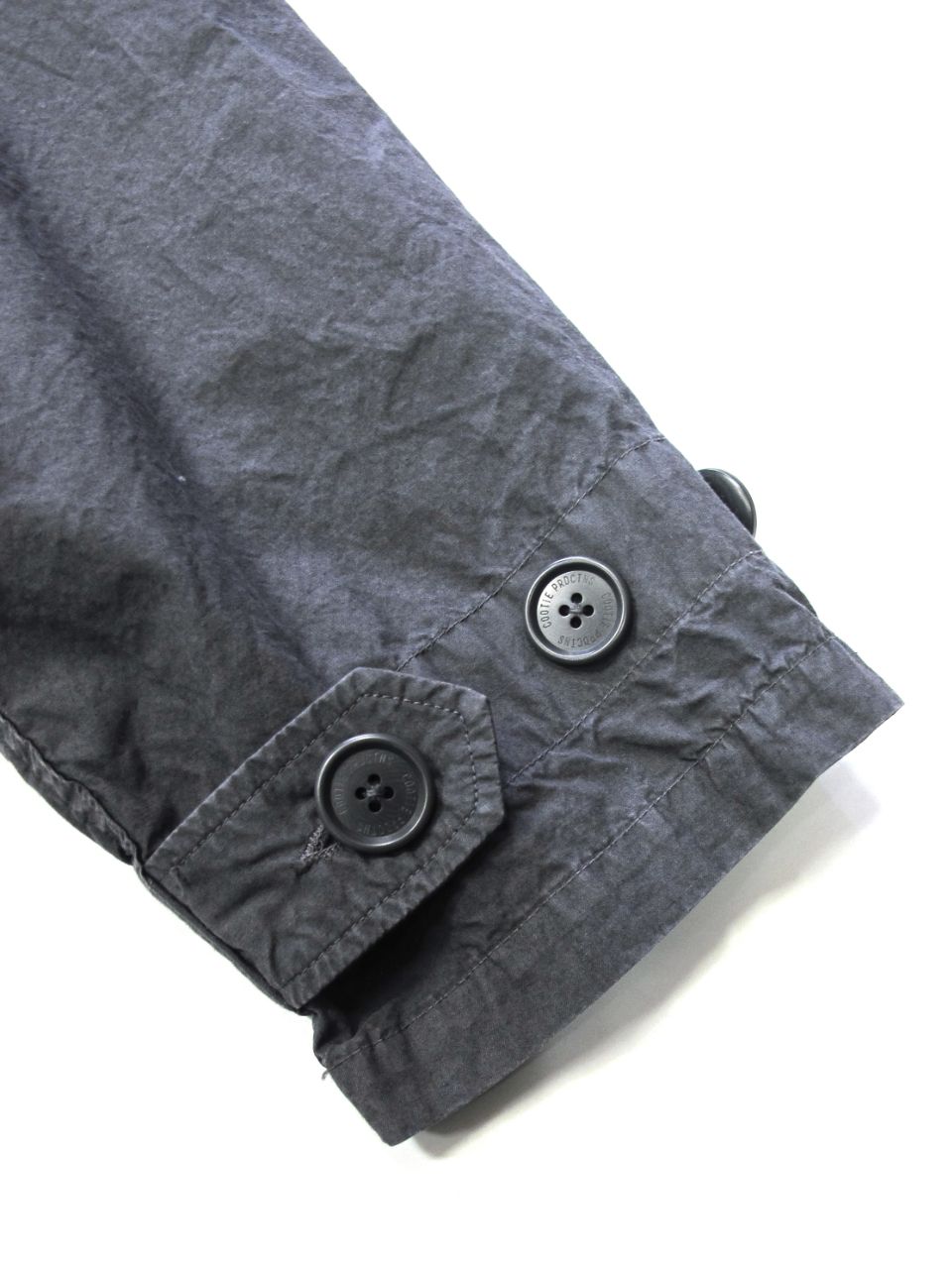 COOTIE PRODUCTIONS - GARMENT DYED UTILITY OVER COAT (GRAY