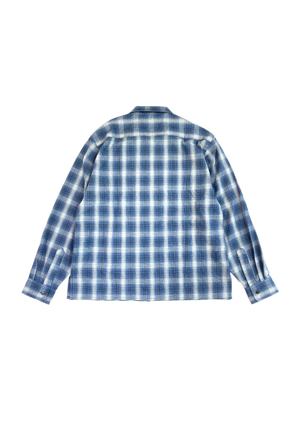 トップス Lafayette Ombre Check L/S Shirt HIDE AND SEEK - Ombre Check L/S Shirt (BLACK) / オンブレ