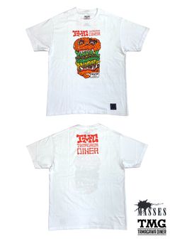 ×TAMAGAWA DINER ×MASSES PRINT T-SHIRT (WHITE) / ×TAMAGAWA DINER ×マシス コラボレーション Tシャツ