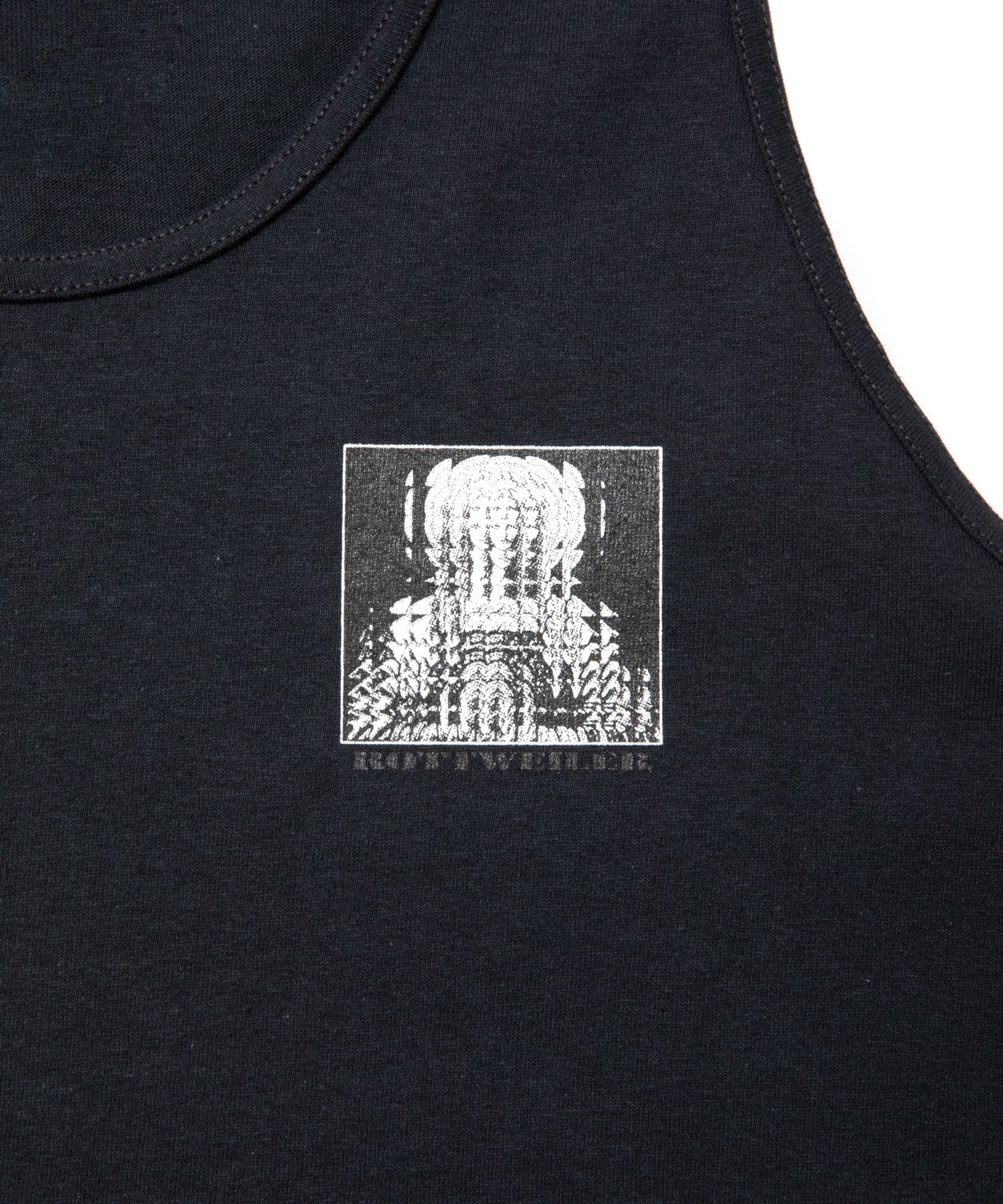 【ラスト1点】MARIA TANK TOP (BLACK) / プリント タンクトップ