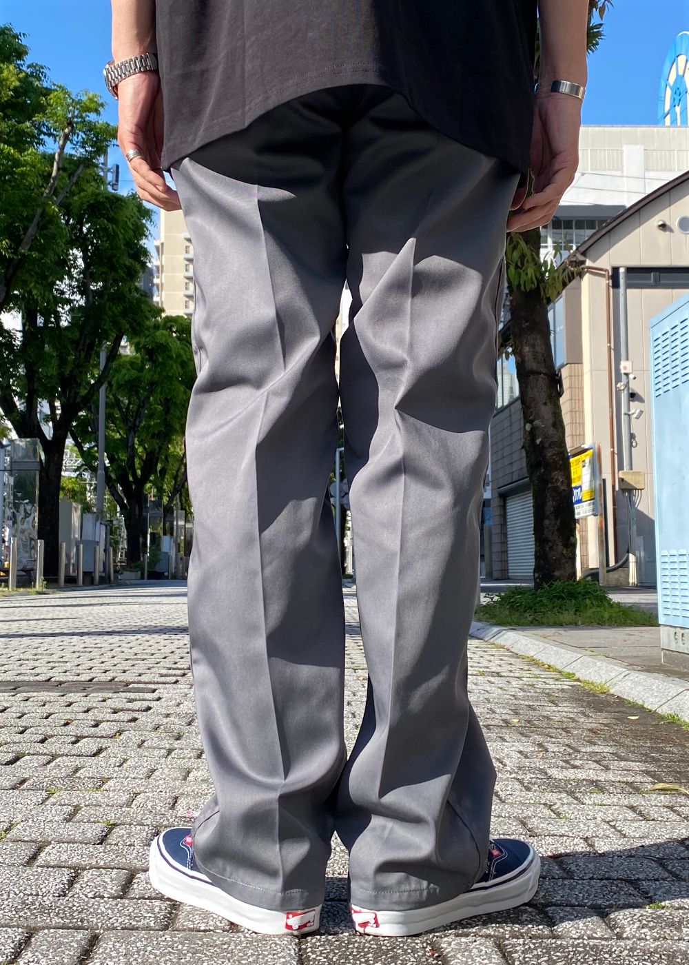 B-WORK (CHARCOAL GRAY) / 定番 チノパンツ