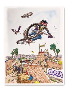 DUSTYCHAMP × DamianFulton ORIGINAL POSTER (A2) / ダスティーチャンプ × ダミアンフルトン コラボ ポスター