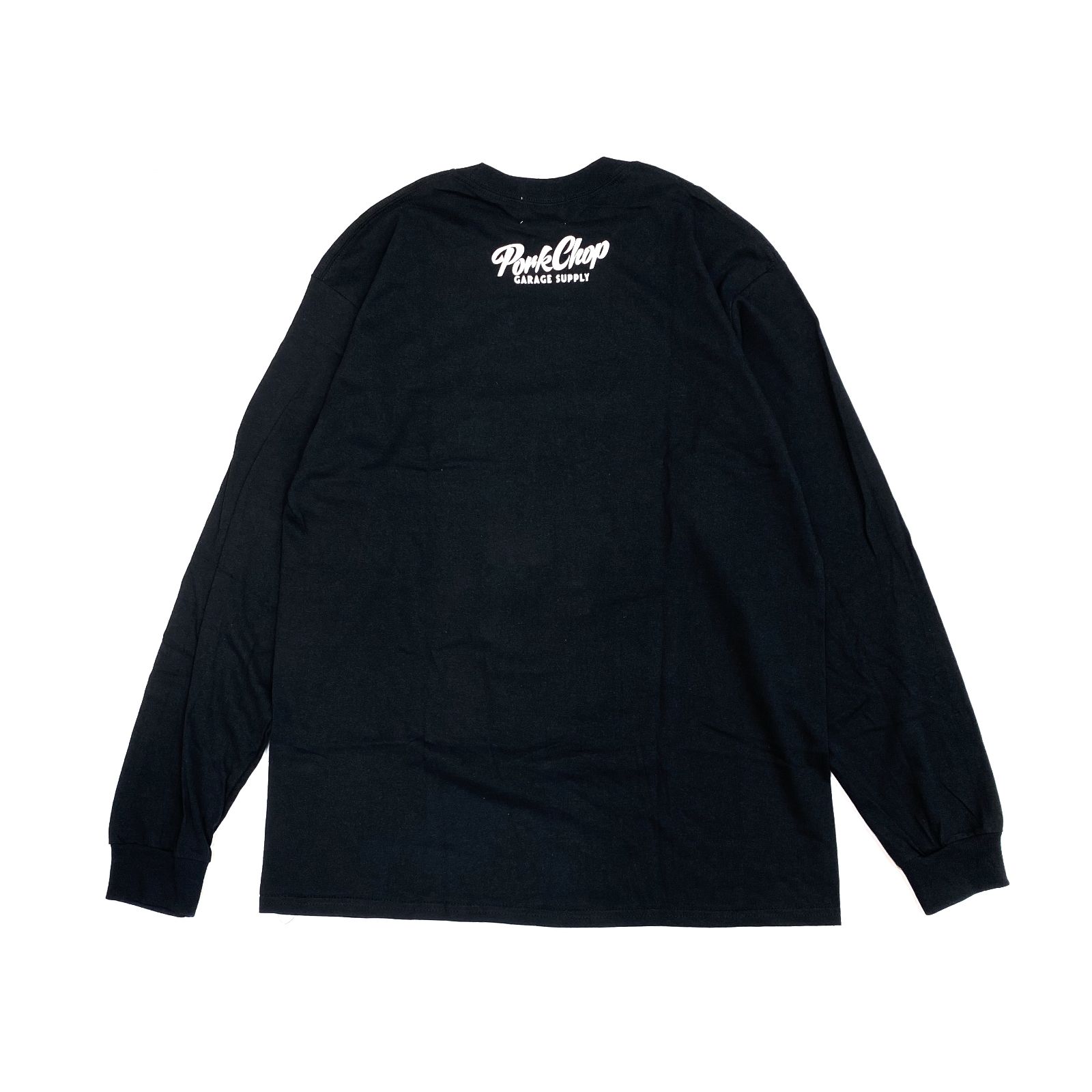 SLOGAN L/S TEE (BLACK) / スローガン ロングスリーブ Tシャツ