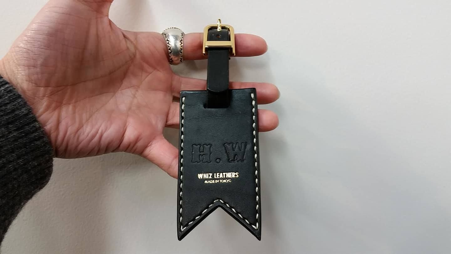 WHIZ LEATHERS / LEATHER KEY RING & LEATHER TAG イニシャルサービス受付中です。 | LOOPHOLE