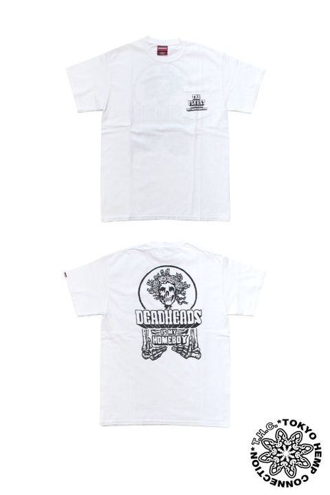 ×THC S/S TEE (WHITE) / TOKYO HEMP CONNECTION コラボポケT