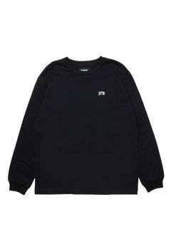 R9 LOGO LS TEE (BLACK) /  オリジナル ロゴプリント Tシャツ