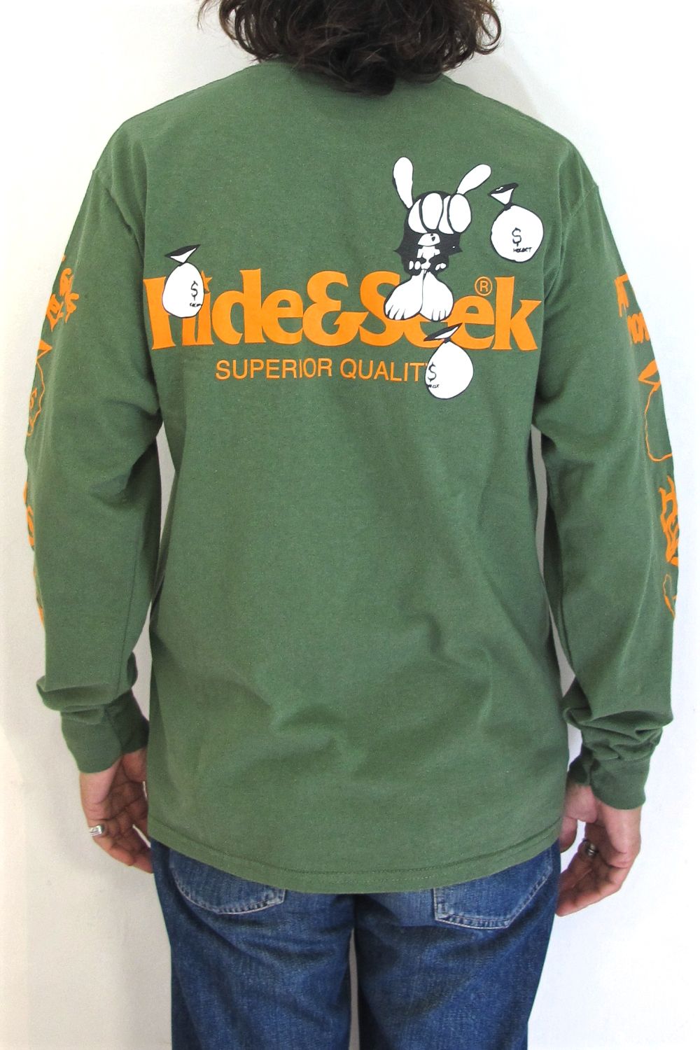 × SKOLOCT L/S Tee-1 (OLIVE DRAB) / スコロクト コラボロンT