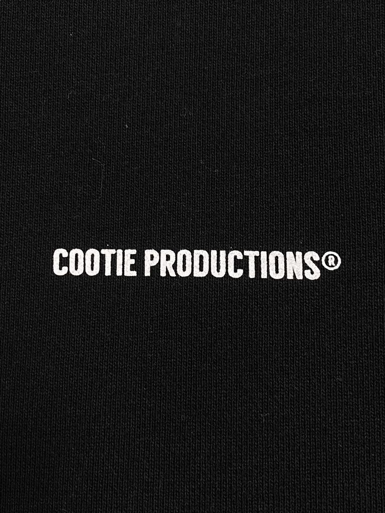 COOTIE PRODUCTIONS - Open End Yarn Plain Sweat Hoodie (BLACK 