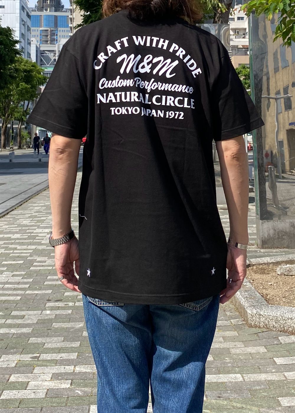 PRINT TEE (BLACK) / ロゴ プリント Tシャツ