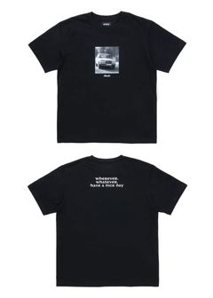 R9 PHOTO TEE (BLACK) /  オリジナル フォトプリント Tシャツ