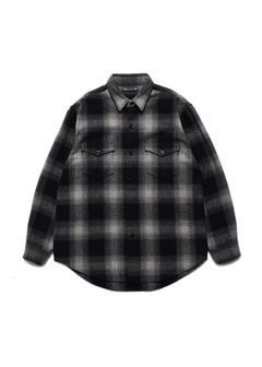 Wool Flannel Ombre Work SH (WPT) / オンブレチェック フランネル ワークシャツ