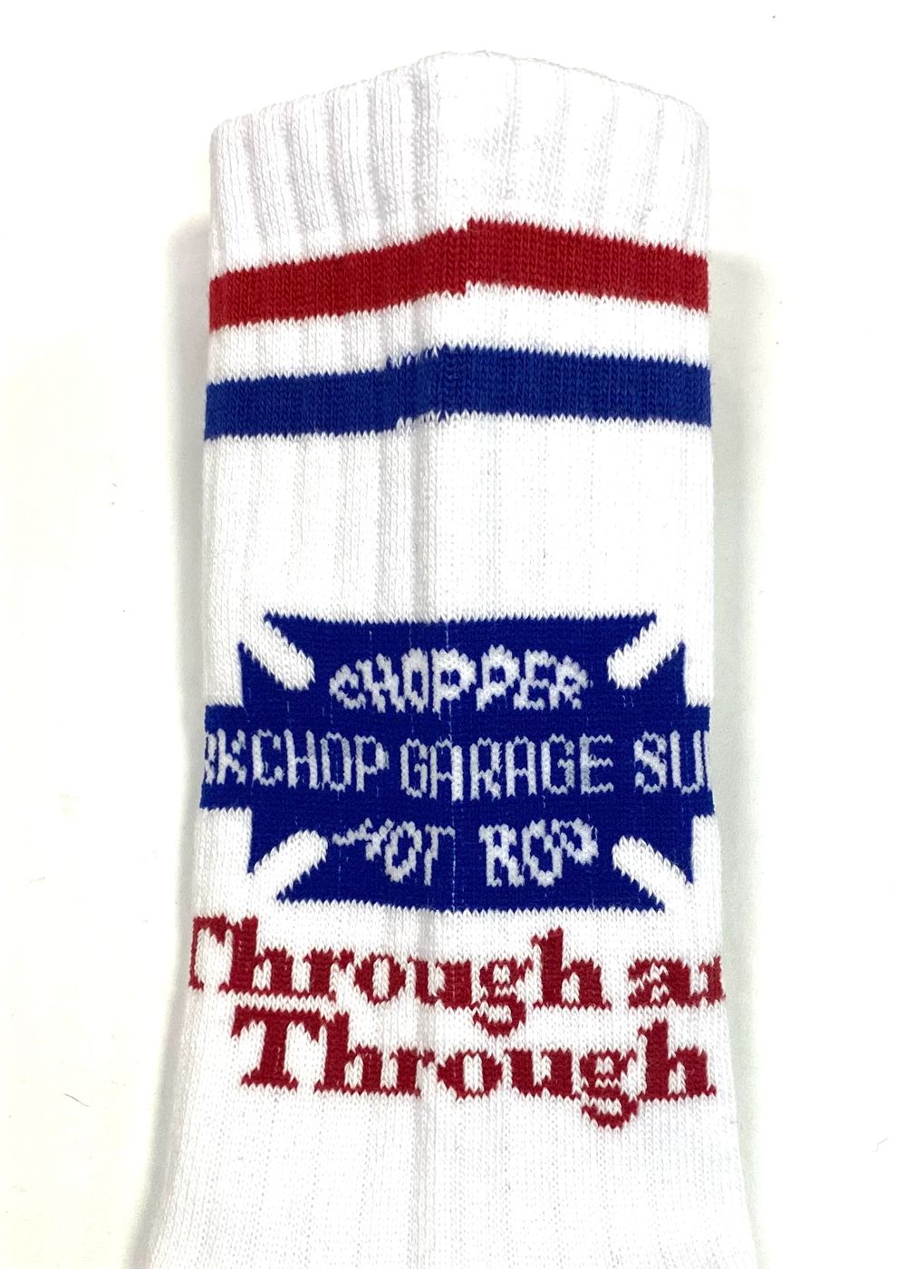 BAR&SHIELD SOX (WHITE) / ジャガード ロゴ ソックス