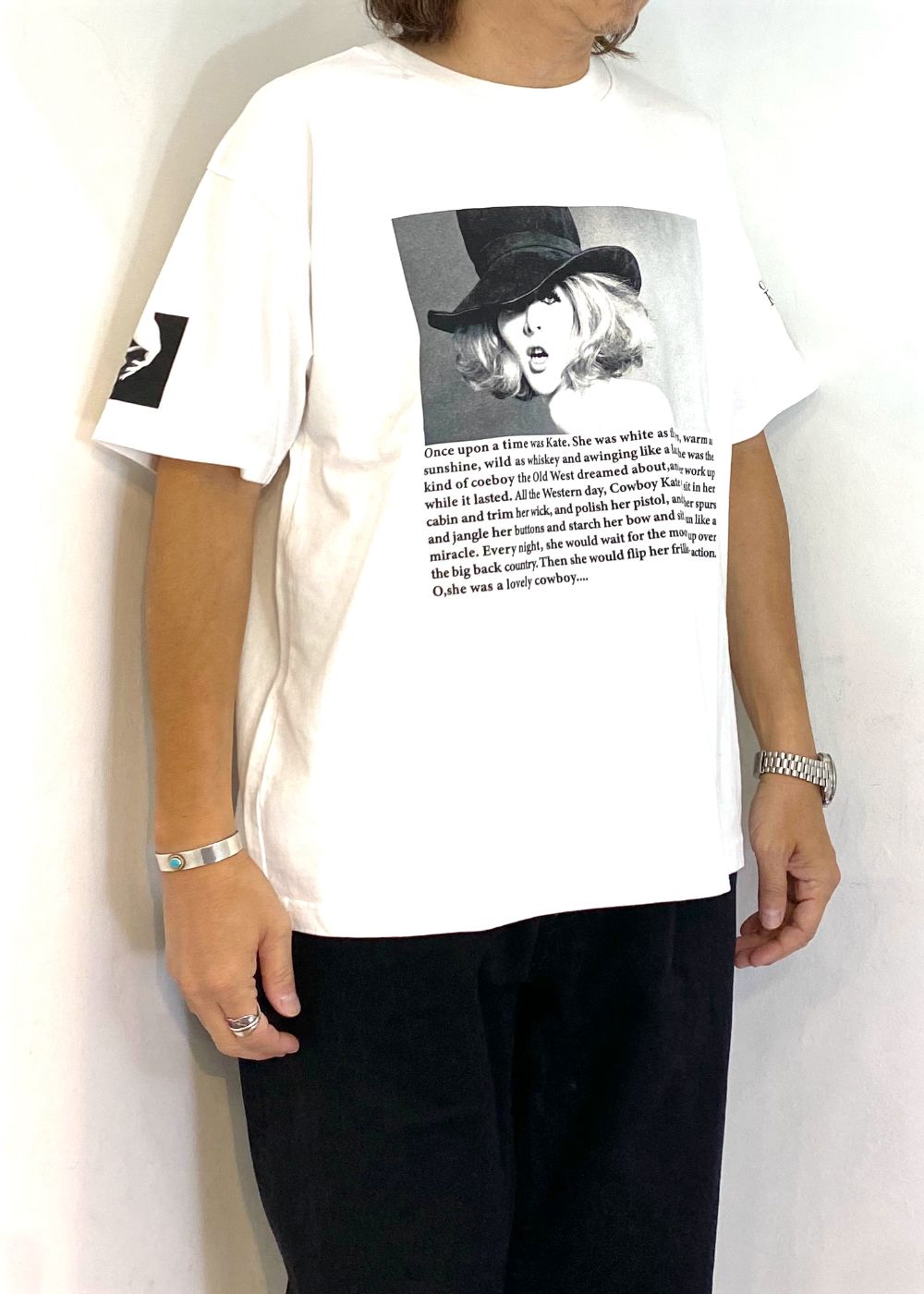 Sam Haskins × Stie-lo T-SH (WHITE) / ×スティーロ×サム・ハスキンス  コラボ フォト Tシャツ