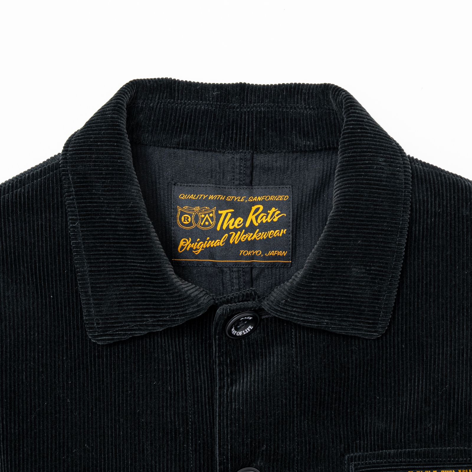 CORDUROY JKT (BLACK) / コーデュロイ ジャケット