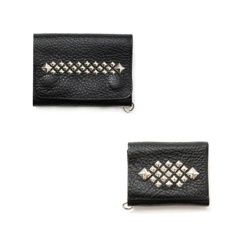 CALEE 新作販売告知 / 重厚且つ精巧な作りで人気のスタッズレザーウォレット。