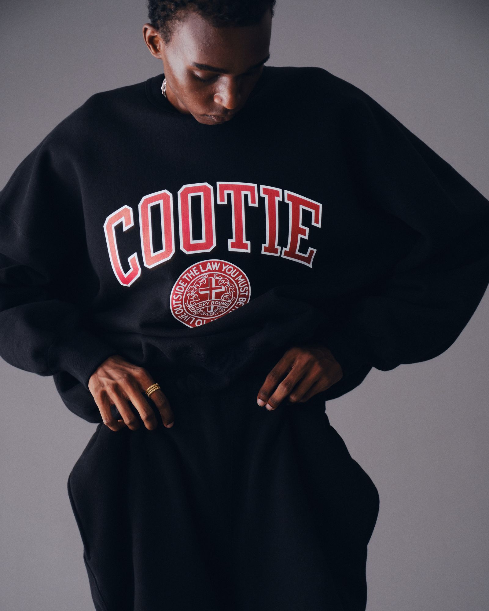 COOTIE Heavy Oz Sweat Crew クルーネックスウェット-