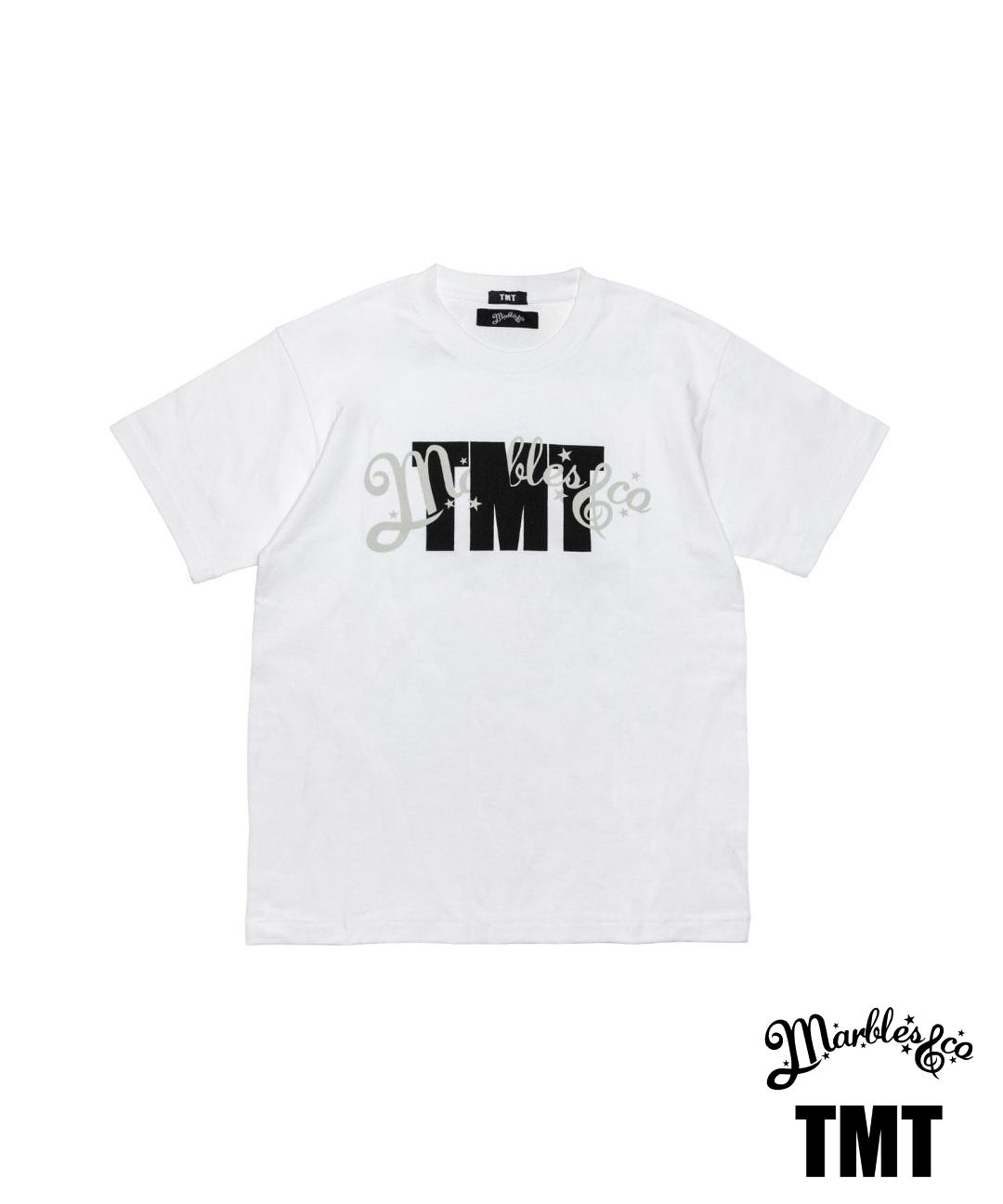 Marbles - TMT×MARBLES S/S TEE (TMT NEO-LOGO) (WHITE) / ティーエム