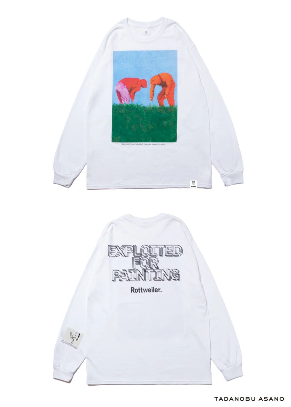× Tadanobu Asano GARDENER LS TEE (WHITE) / 浅野忠信 コラボロンT (ガーデナー)