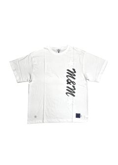 PRINT TEE (WHITE) / ロゴ プリント Tシャツ
