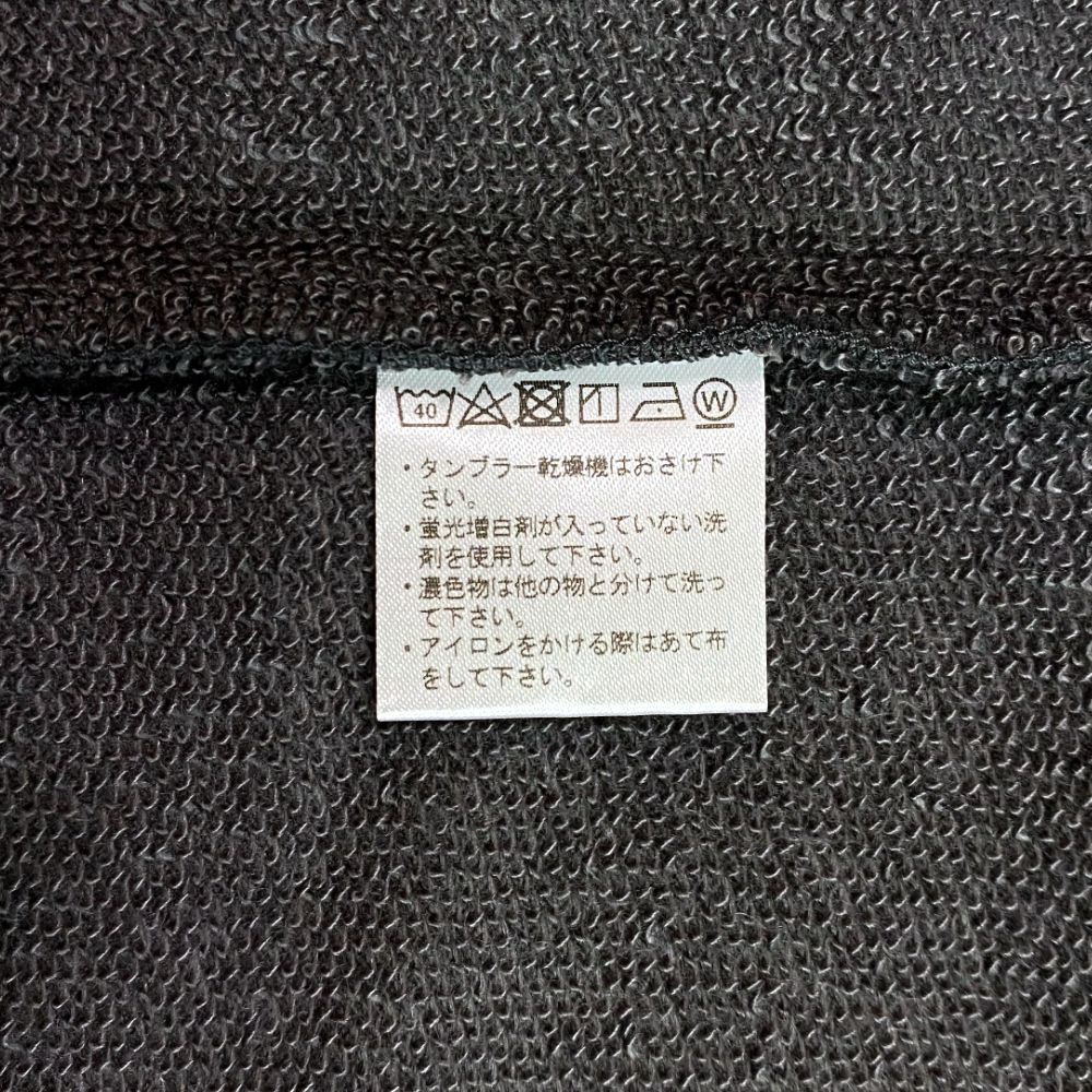 CALEE - FLAME DRAGON LOGO CREW NECK SW (BLACK) / オリジナル