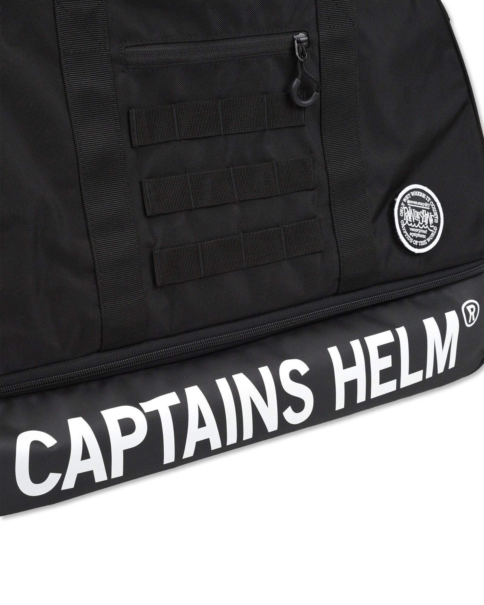 【ラスト1点】× RAIN OR SHINE TRAVEL BOSTON BAG (BLACK) / レインオアシャイン コラボ ボストンバッグ