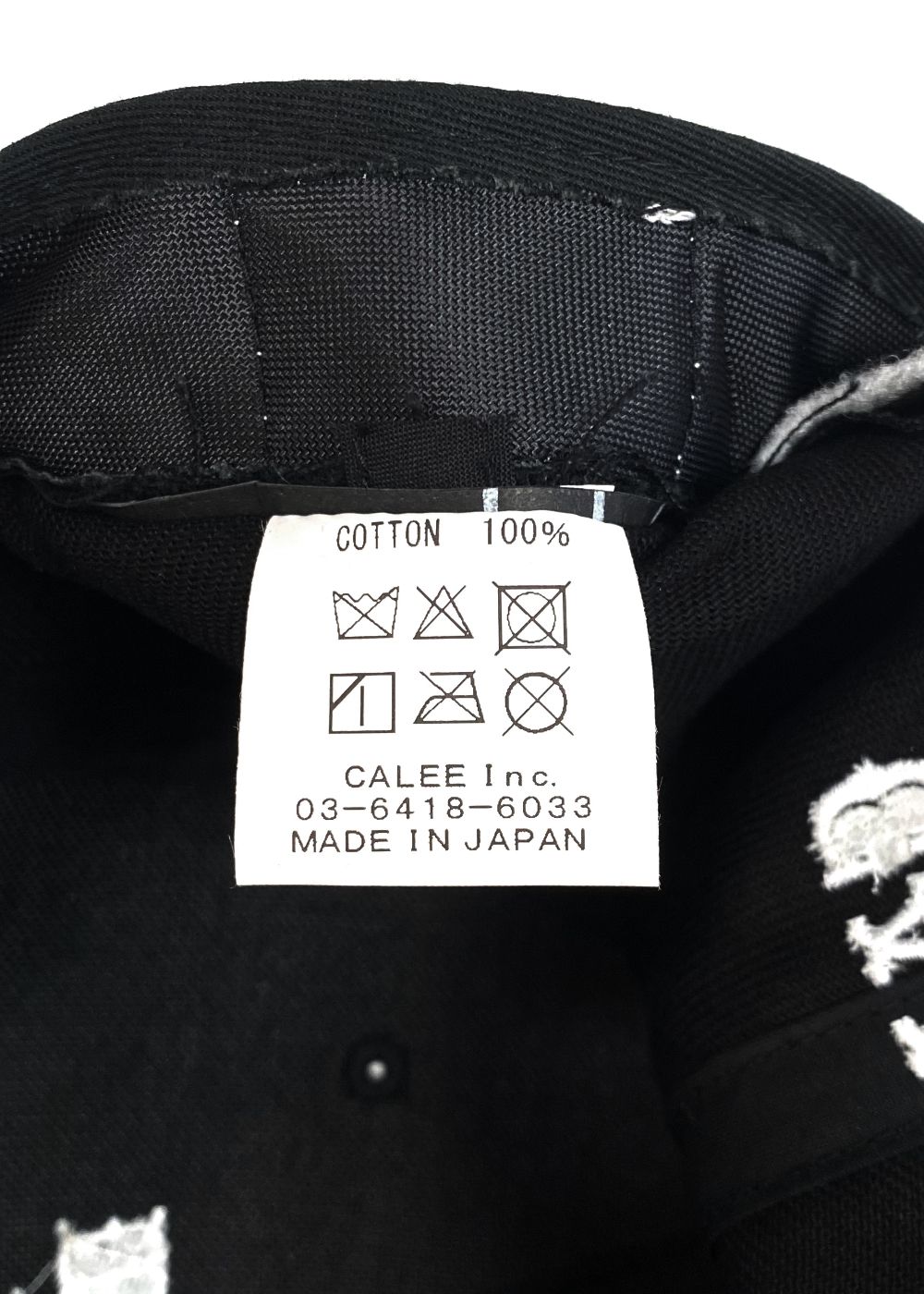 S.V.D.S.H EMBROIDERY CAP (BLACK×CHACOAL) / オリジナル ロゴ刺繍 キャップ
