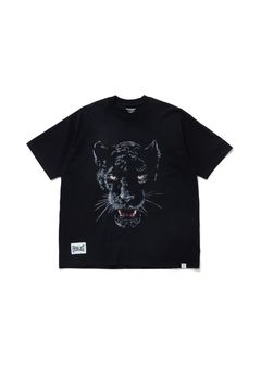 EVERLAST Ex.S/S PRINT TEE "CHADWICK" (BLACK) / エバーラスト コラボ Tシャツ