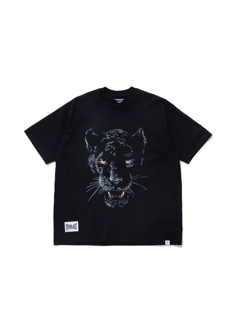 EVERLAST Ex.S/S PRINT TEE "CHADWICK" (BLACK) / エバーラスト コラボ Tシャツ