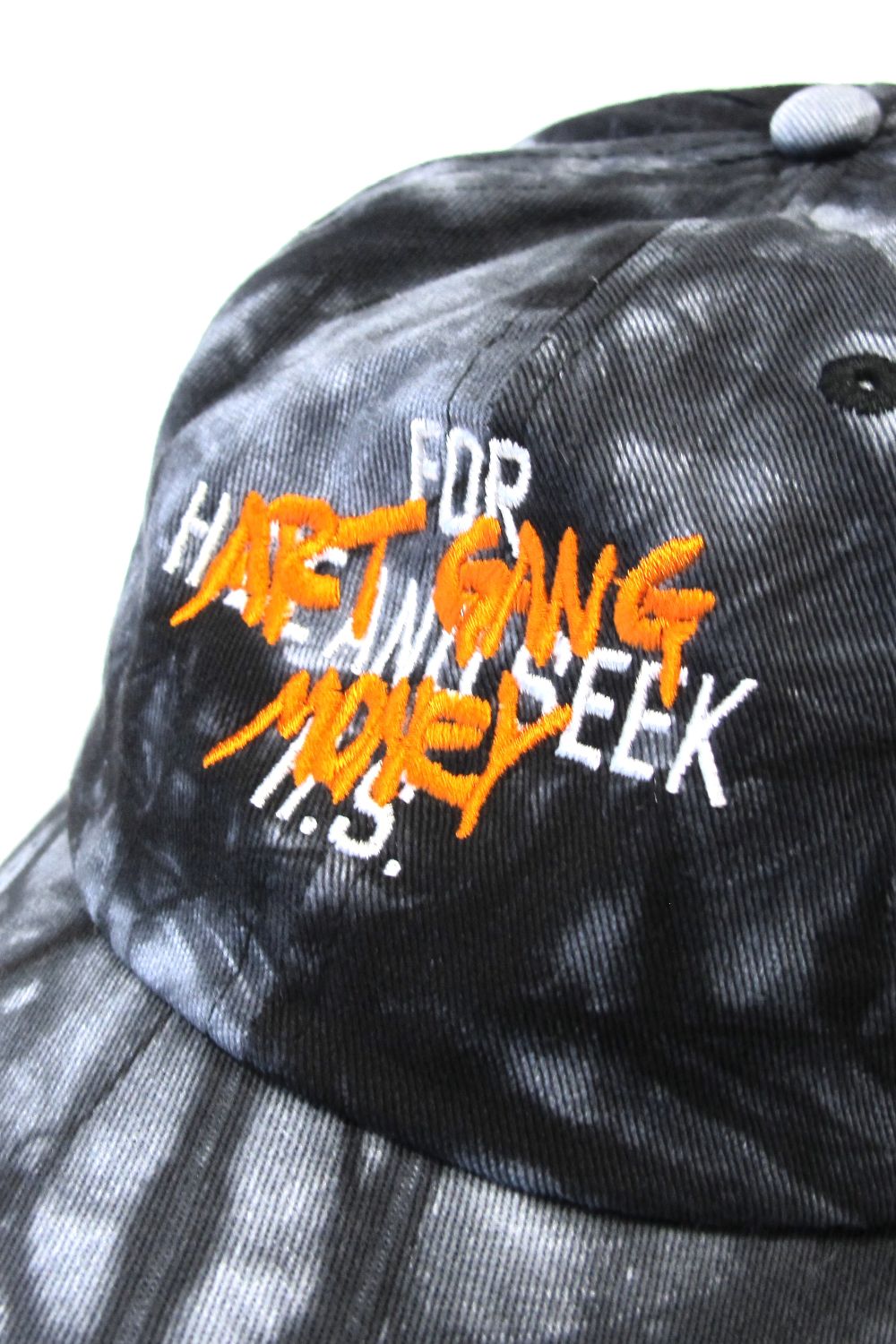 HIDE AND SEEK - × SKOLOCT CAP (TYE-DYE BLACK) / スコロクト コラボローキャップ | LOOPHOLE