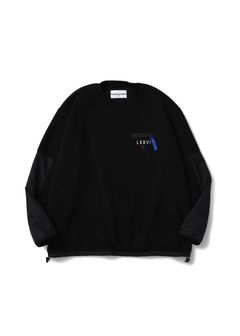 TOOL FLEECE (BLACK) / フリース×ナイロン カットソー
