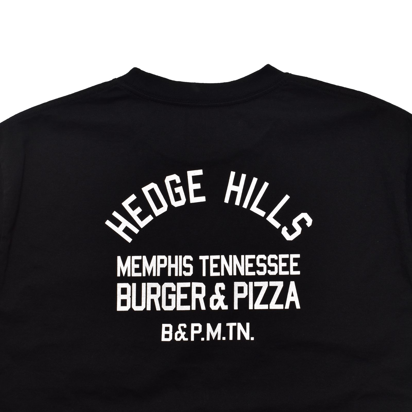 Hedge Hills Burger Shop T-SH (BLK) / オリジナル プリント ポケット Tシャツ