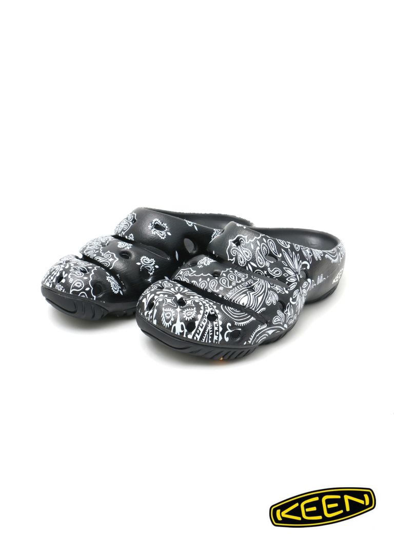 『HIDE AND SEEK × KEEN』コラボレーションアイテム販売告知。