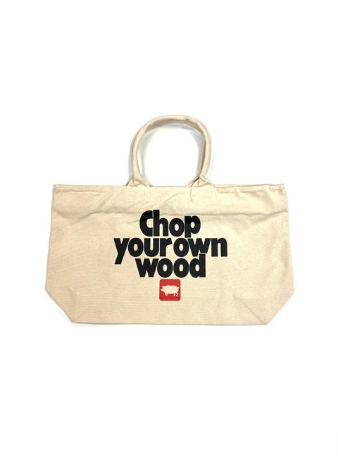 CYOW ZIP TOTE BAG (NATURAL) / プリントトート バッグ