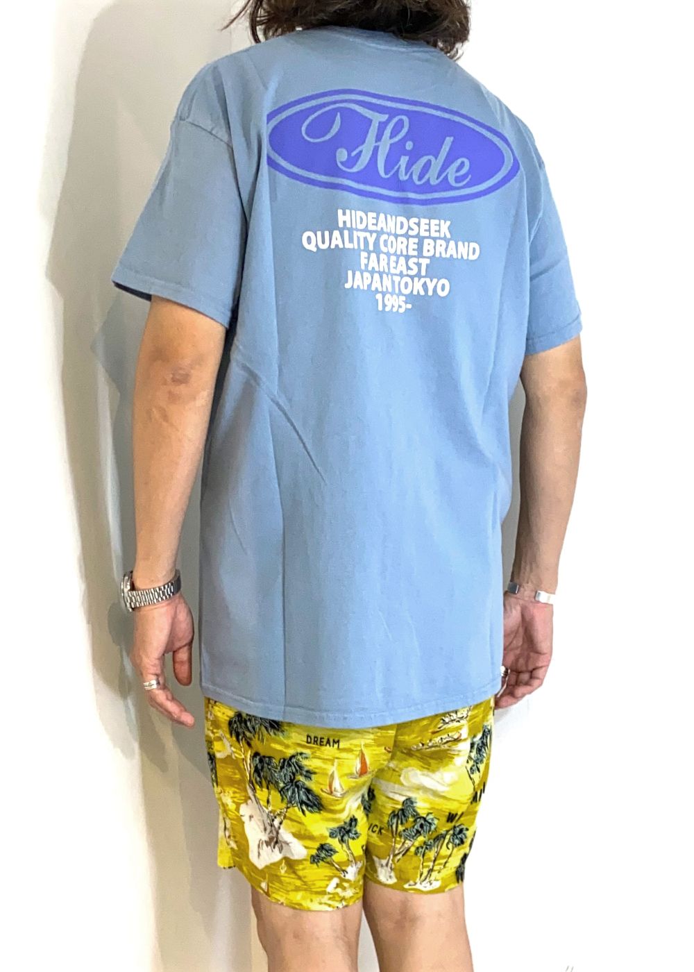 Circle Logo S/S Tee (D.BLUE) / ロゴ プリントTee