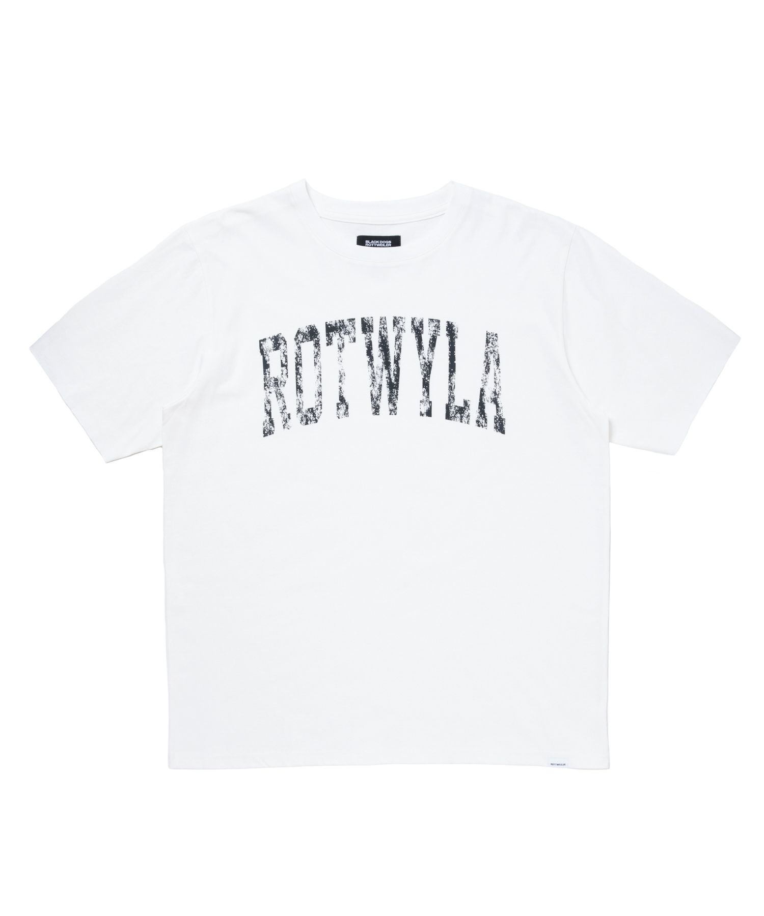 R9 ROTWYLA TEE (WHITE) / カレッジロゴ プリント オリジナル Tシャツ