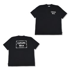 HELM FADE LOGO TEE (WASHED BLACK) / ロゴ プリント Tシャツ